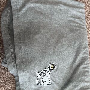 GOAT Gray Bottoms with Embroidered Design